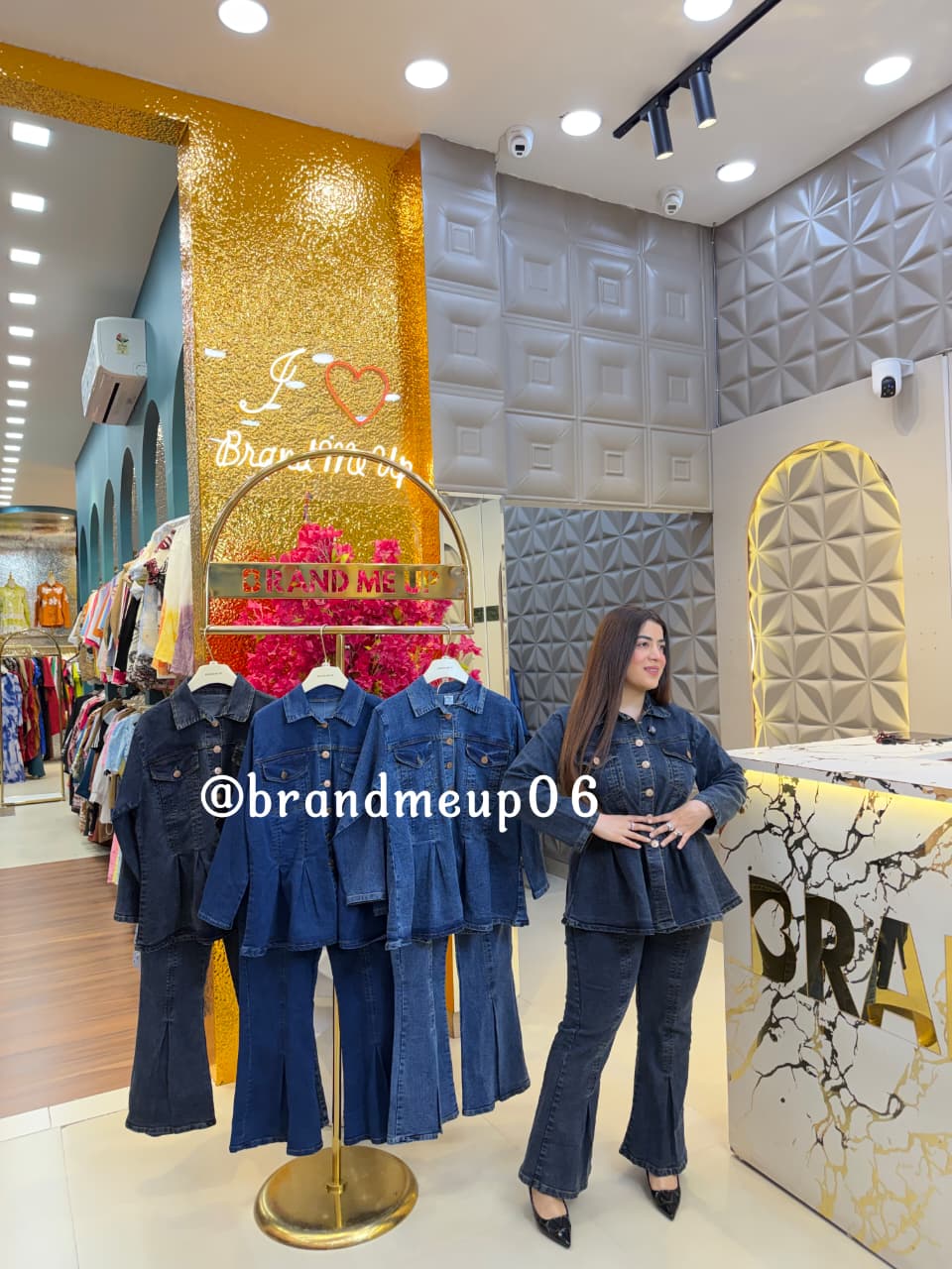 ‘VELA’ 2PCS DENIM CORD (PRM-864)