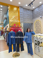 ‘AVEN’ 2PCS DENIM CORD (PRM-865)