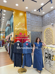 ‘LUMA’ 2PCS DENIM SKIRT SET (PRM-867)