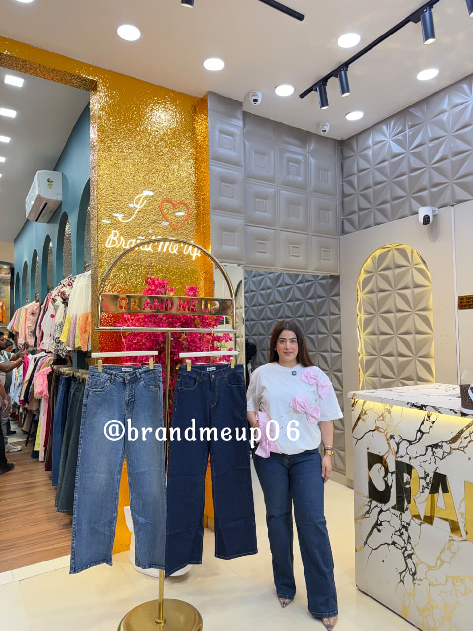 PREMIUM STRAIGHT FIT DENIM PANT (PRM-873)(CODE-5555)