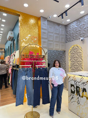 PREMIUM STRAIGHT FIT DENIM PANT (PRM-873)(CODE-5555)