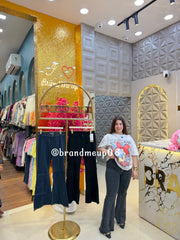 PRINCESS LINE DENIM PANT (PRM-872) (CODE-1600)