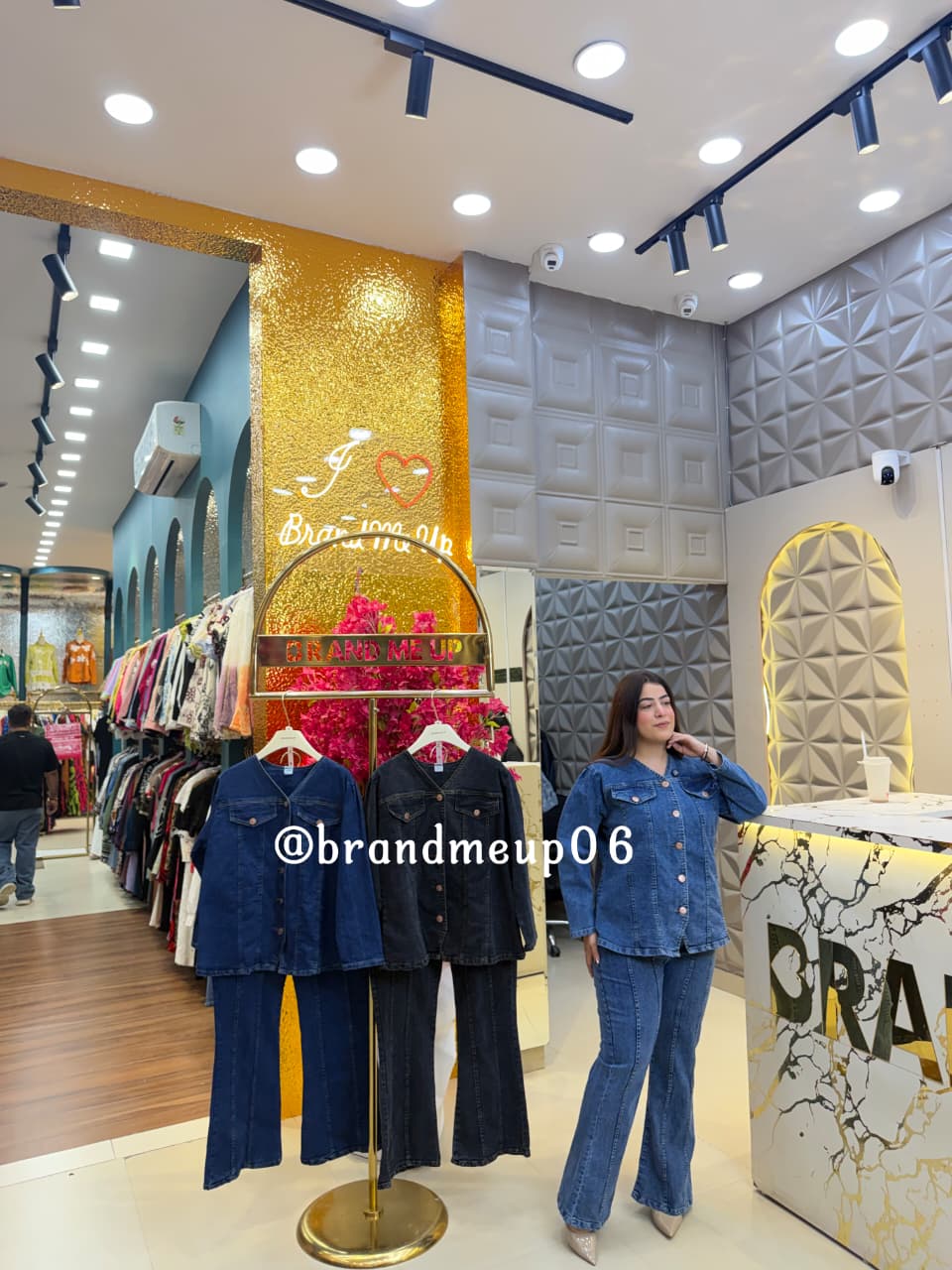 'FAME' DENIM 2PCS CORD (PRM-876)