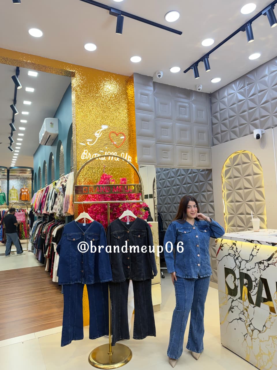 'FAME' DENIM 2PCS CORD (PRM-876)