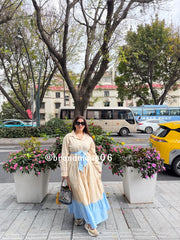 'SLAY' COTTON DRESS WITH BELT (PRM-879)