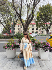 'SLAY' COTTON DRESS WITH BELT (PRM-879)