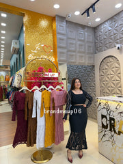 LACE FABRIC SKIRT SET (DRESS-354)