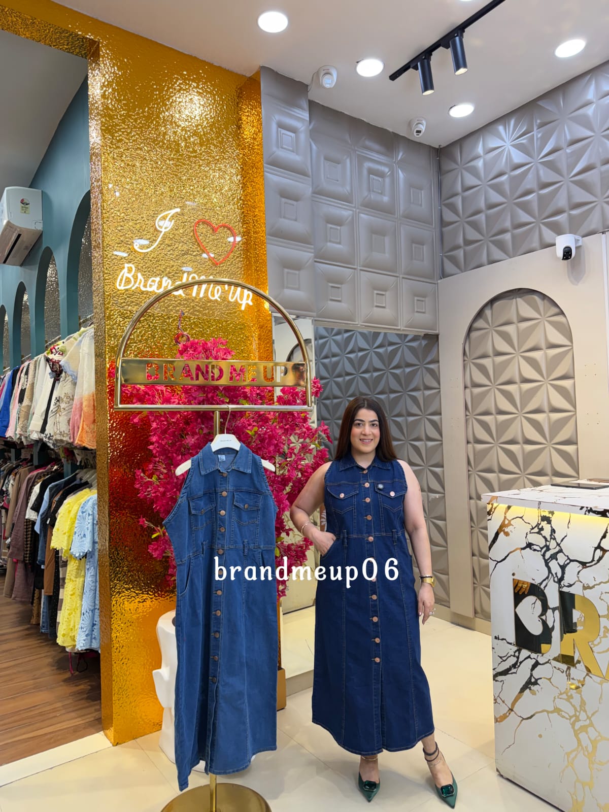 'BLISS' DENIM DRESS (PRM-894)