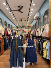 'AURA' DENIM DRESS (PRM-893)