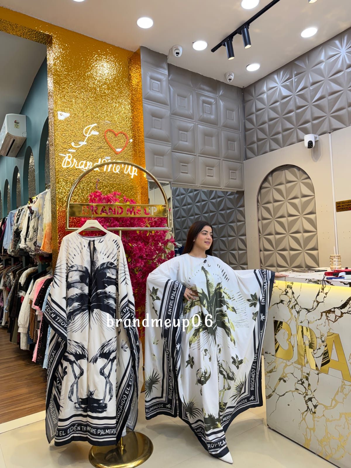 TROPICALKAFTAN DRESS (PRM-901)