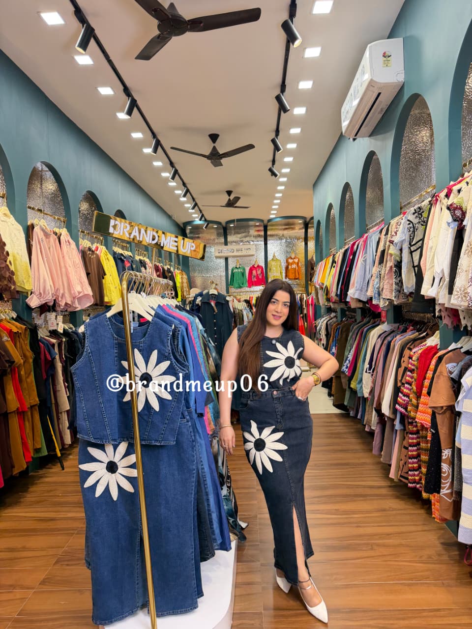 ‘CHIC’ 2PCS DENIM SKIRT SET (PRM-920)