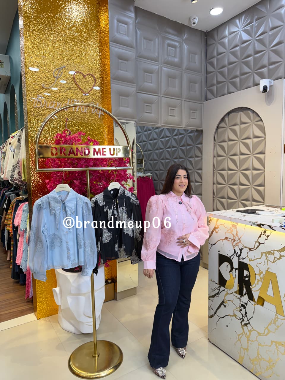 'SIA' RHINESTONE SHIRT (CODE 2096) (PRM-925)