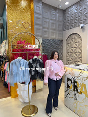 'SIA' RHINESTONE SHIRT (CODE 2096) (PRM-925)