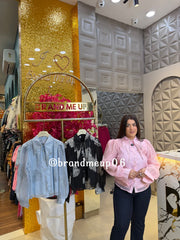 'SIA' RHINESTONE SHIRT (CODE 2096) (PRM-925)