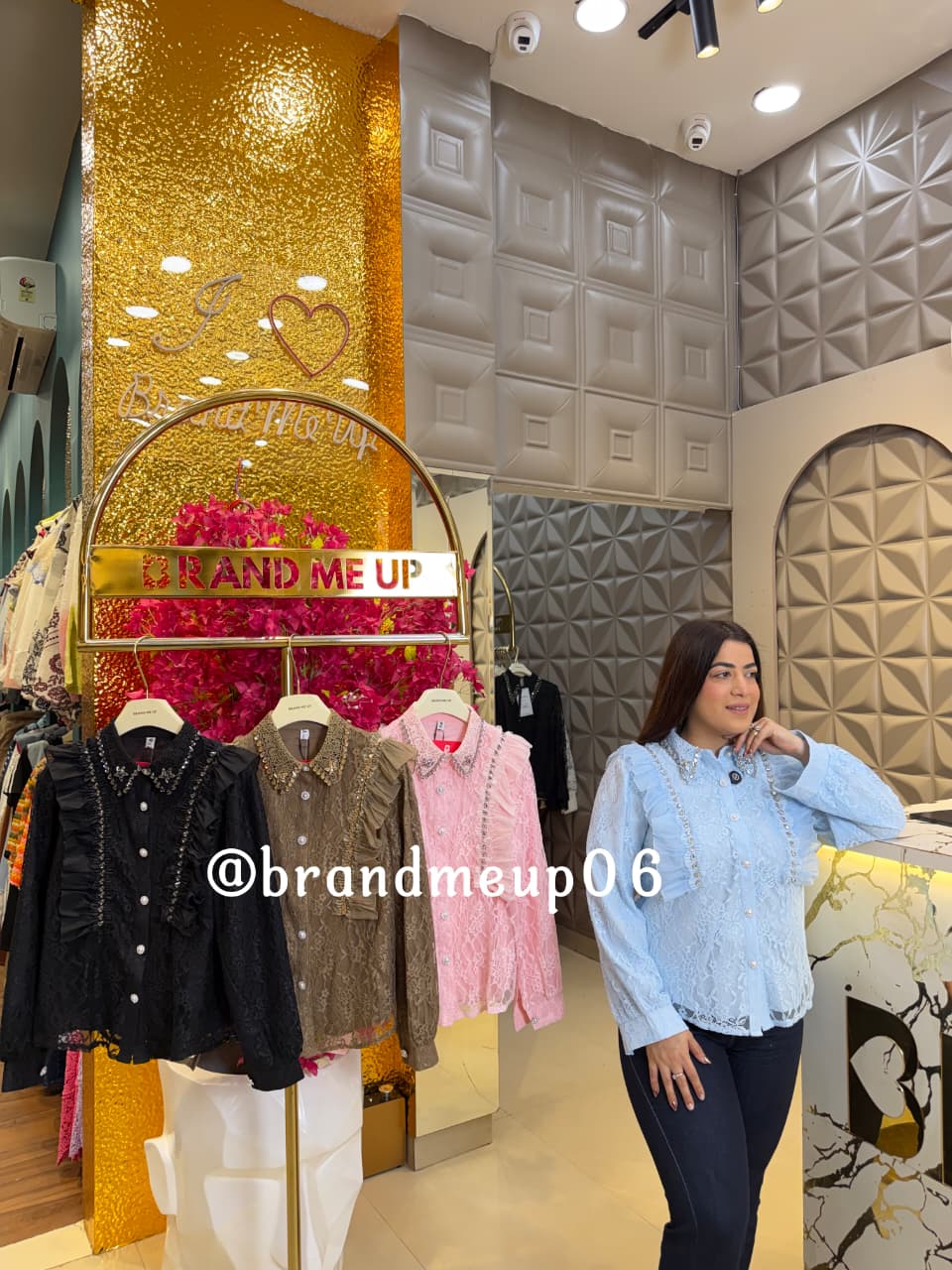 'ROSA' RHINESTONE SHIRT (CODE 2159) (PRM-927)