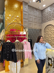 'ROSA' RHINESTONE SHIRT (CODE 2159) (PRM-927)
