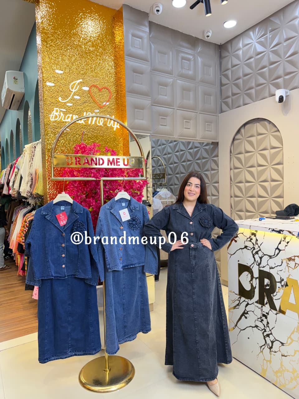 LUSHIE’ 2PCS DENIM SKIRT SET (PRM-966)