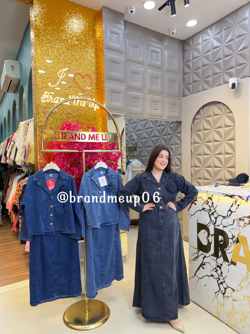 LUSHIE’ 2PCS DENIM SKIRT SET (PRM-966)