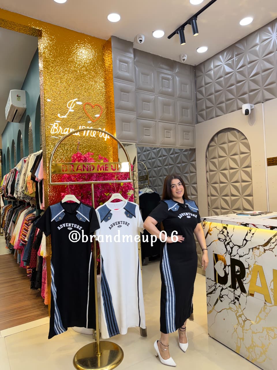 'ADVENTURE' DENIM DRESS (CODE-9638) (PRM-970)