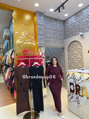 'ELARA' RHINESTONE PARTYWEAR DRESS (CODE-039003) (PRM-971)