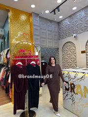 'LUNELLE' RHINESTONE PARTYWEAR DRESS (CODE-039002) (PRM-972)