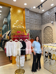 'SOLENE' LACE SHIRT (CODE-3795) (PRM-978)