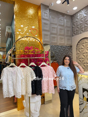 'SOLENE' LACE SHIRT (CODE-3795) (PRM-978)