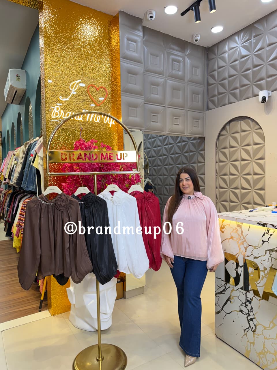 ‘CUTIQUE’ ROSE TOP (CODE- 1086) (PRM-987)