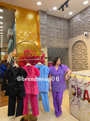 ‘SWIRLY’ 2PCS CORD WOTH ROSE SLEEVES (CODE-4850) (PRM-991)