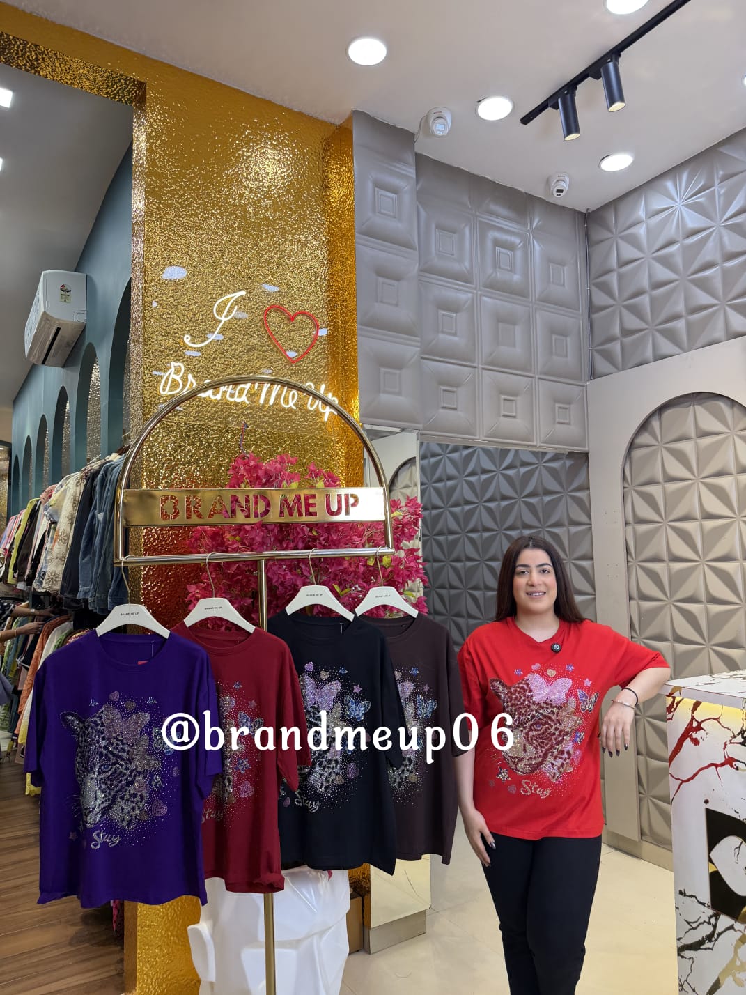 ‘STAY’ RHINESTONE T-SHIRT (TEE-205)