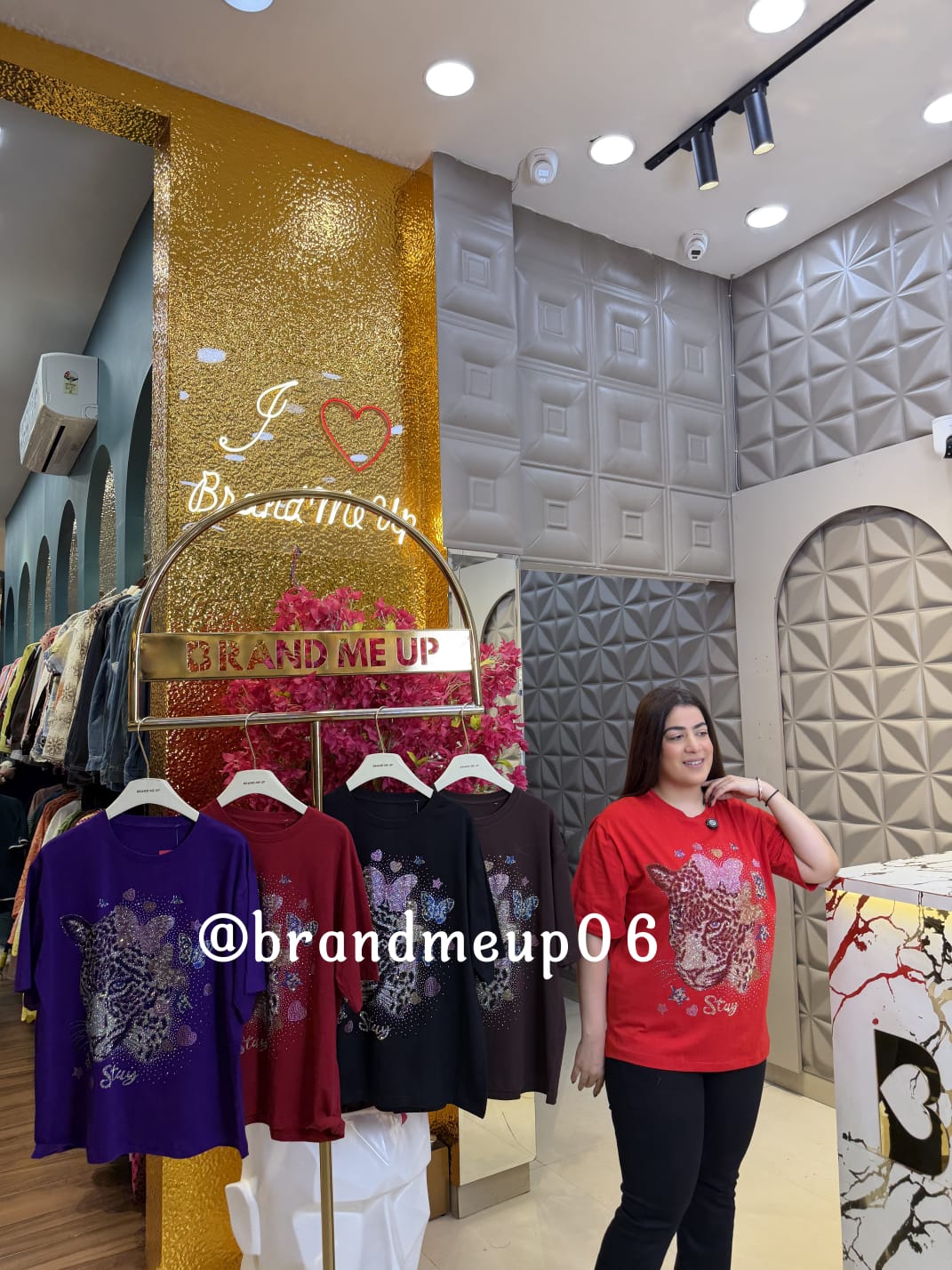 ‘STAY’ RHINESTONE T-SHIRT (TEE-205)