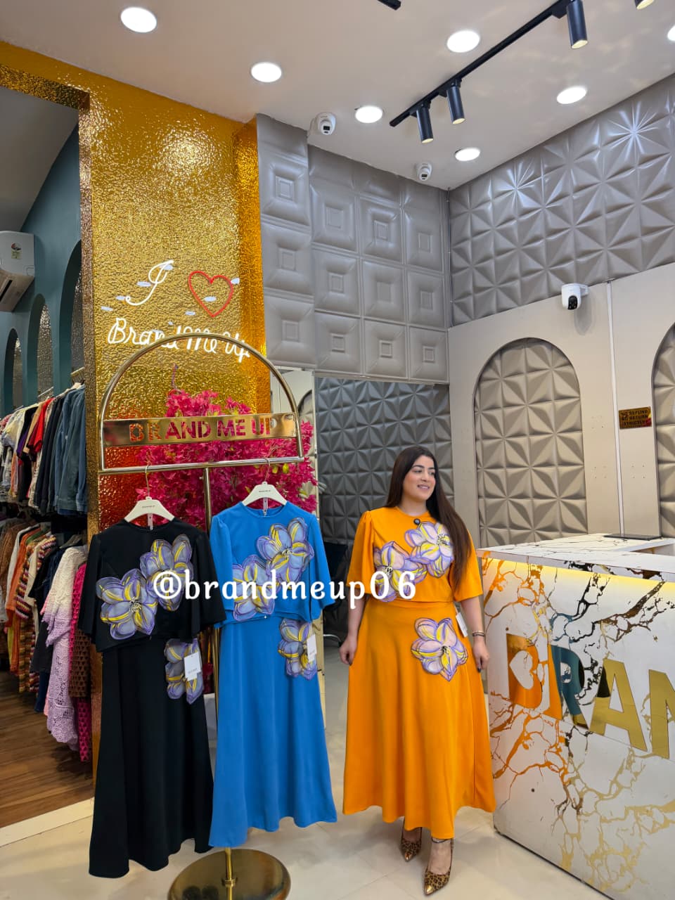 ‘DIMPLE’ 2PCS SKIRT SET  (CODE- 66188) (PRM-1000)