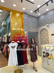 BOW’ IMPORTED STRETCHABLE DRESS (CODE-107) (PRM-1017)