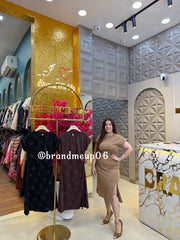 ‘SPARKLE’ IMPORTED STRETCHABLE DRESS (CODE-882) (PRM-1018)