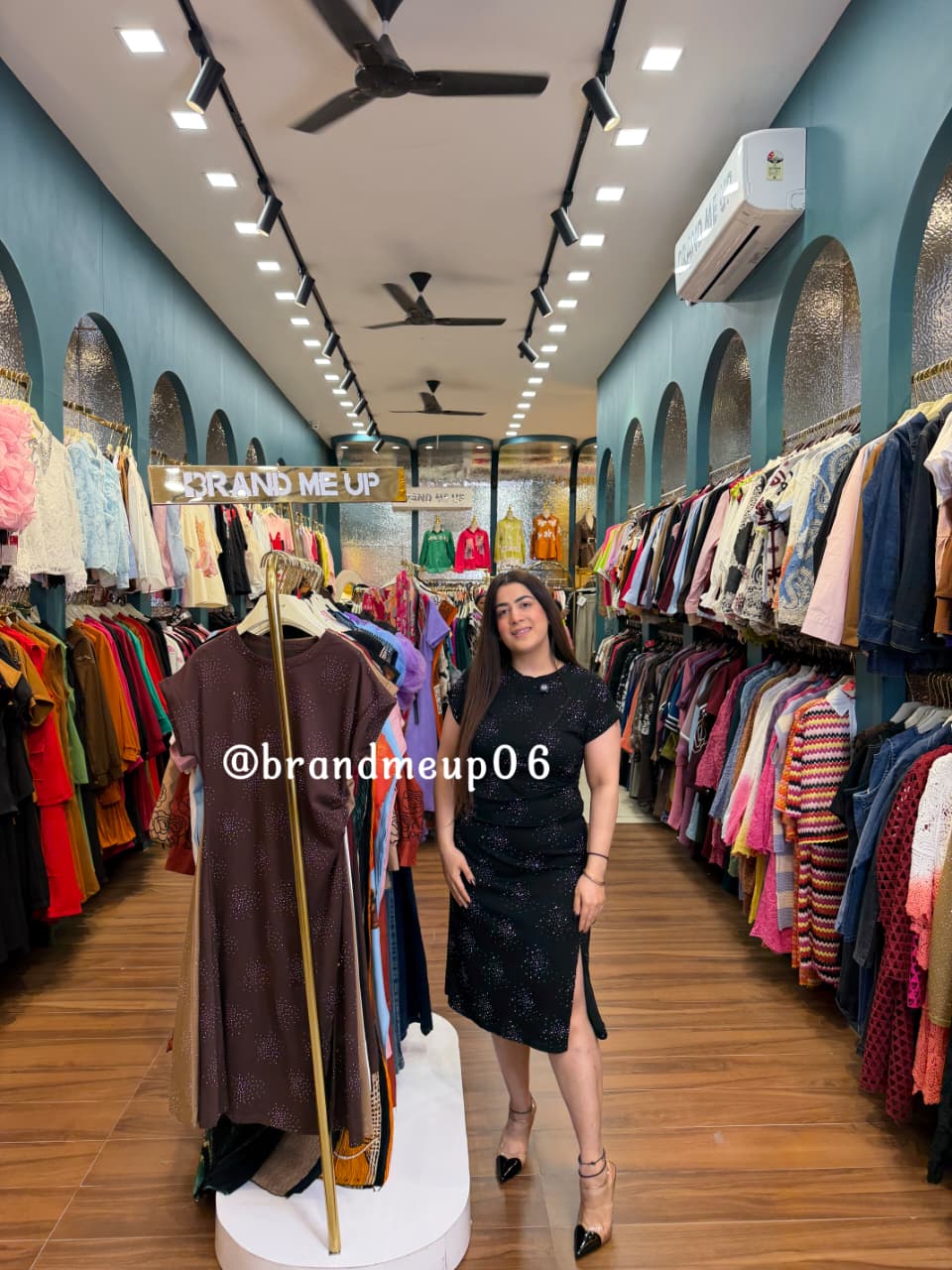 ‘SPARKLE’ IMPORTED STRETCHABLE DRESS (CODE-882) (PRM-1018)