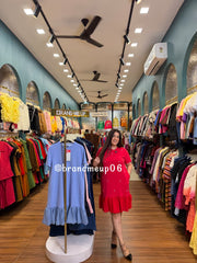 ‘MYRA’ CUTE FRILL DRESS WITH POCKET (CODE-5512) (SKU-02)