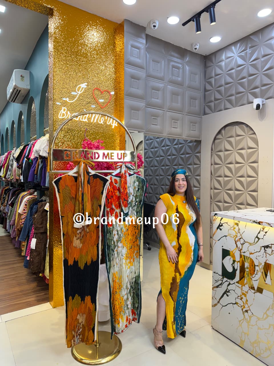 ‘HOTTY’ MAGIC FABRIC DRESS WITH SCARF (SKU-10)