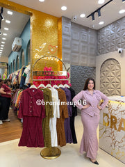 ‘POWER CURVE’ 2PCS SKIRT SET (Code-2324) (SKU-17)