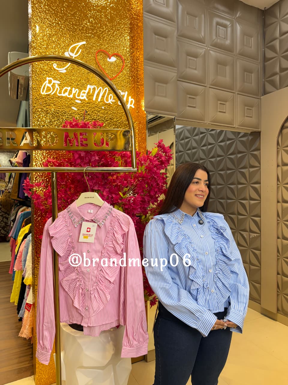 ‘FROSTIE’ RHINESTONE SHIRT (SKU-26) (CODE-8901)
