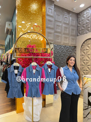 PEPLUM DENIM TOP (SKU-35) (CODE-99118)