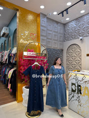 ‘SWEET’ DENIM DRESS (SKU-76) (CODE-2492)