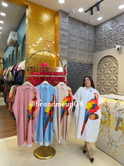 PARROT LONG DRESS (DRESS-355)