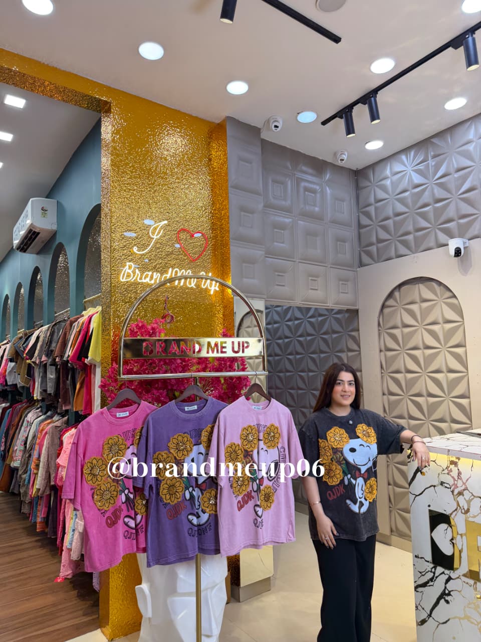 ‘QJDK’ CUTE TSHIRT (TEE-251) (CODE-T5008)