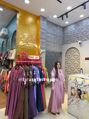 ‘DOLL FIT’ LONG MAVI DRESS (SKU-174)