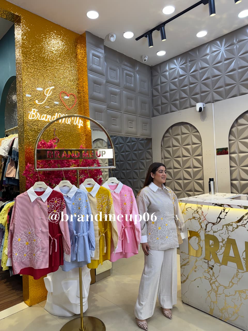 ‘FABLE’ EMBROIDERY SIDE KNOT SHIRT (SKU-182) (CODE-8170)