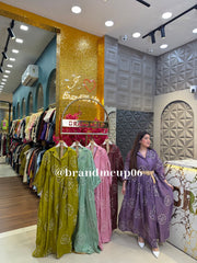 ‘GARB’ MAXI EMBROIDERY DRESS WITH BELT (SKU-214)