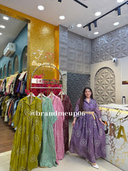 ‘GARB’ MAXI EMBROIDERY DRESS WITH BELT (SKU-214)