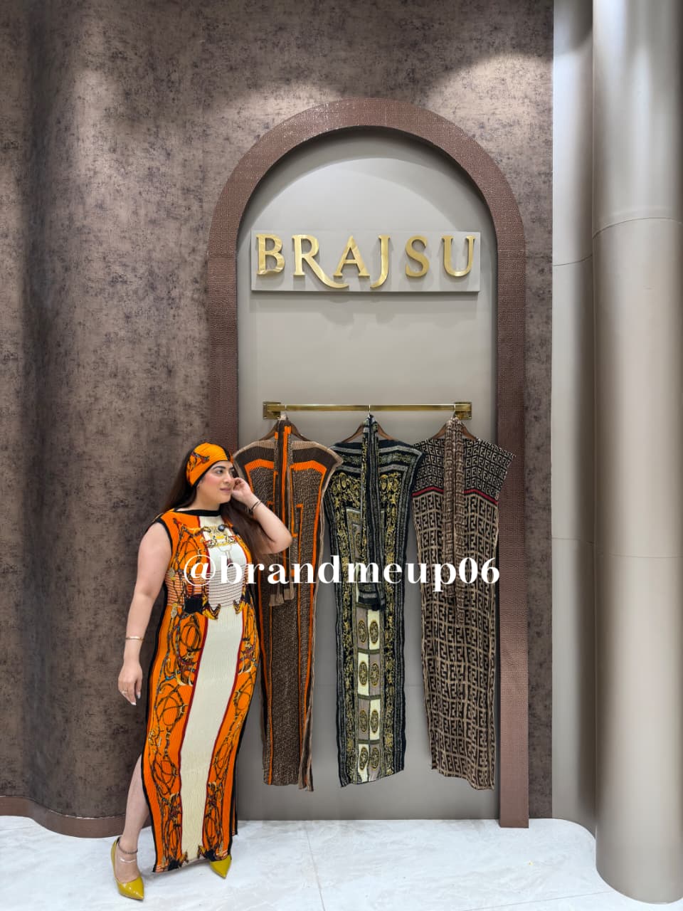 ‘ICON’ MAGIC DRESS WITH SCARF (SKU-247)
