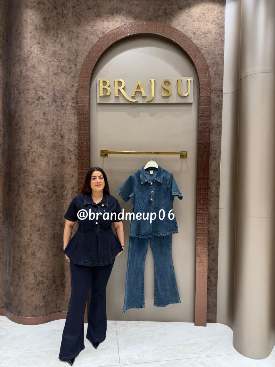 ‘PEP’ 2PCS DENIM CORD (SKU-262) (CODE-2753)