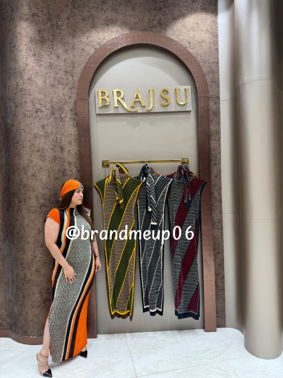 ‘LINO’ MAGIC DRESS WITH SCARF (SKU-270)
